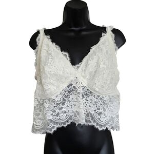 ☆Aerie White Lace Bralette☆